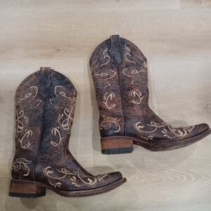 Circle G Brown Western Boots